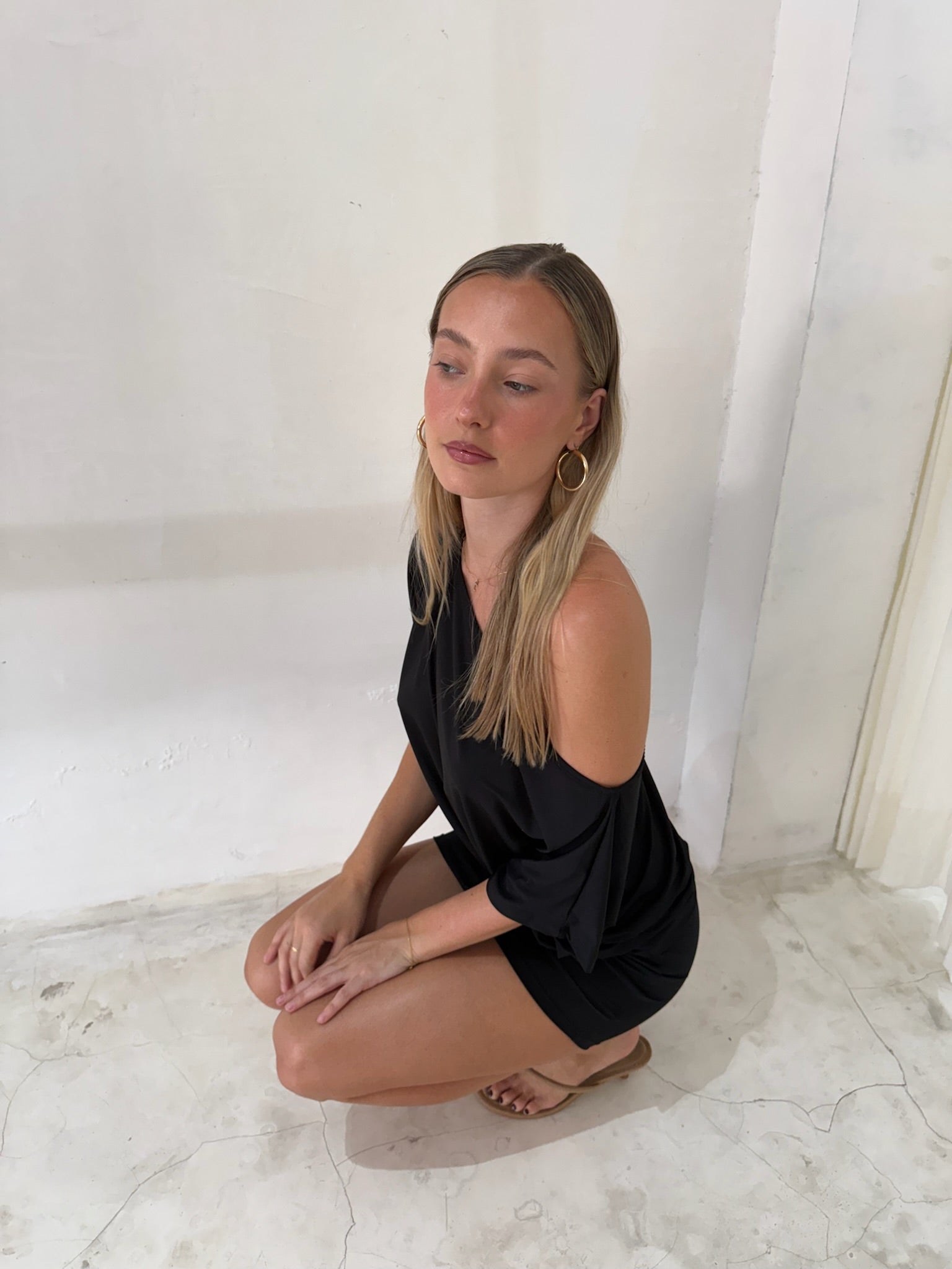 CHLOE MINI DRESS | ONYX