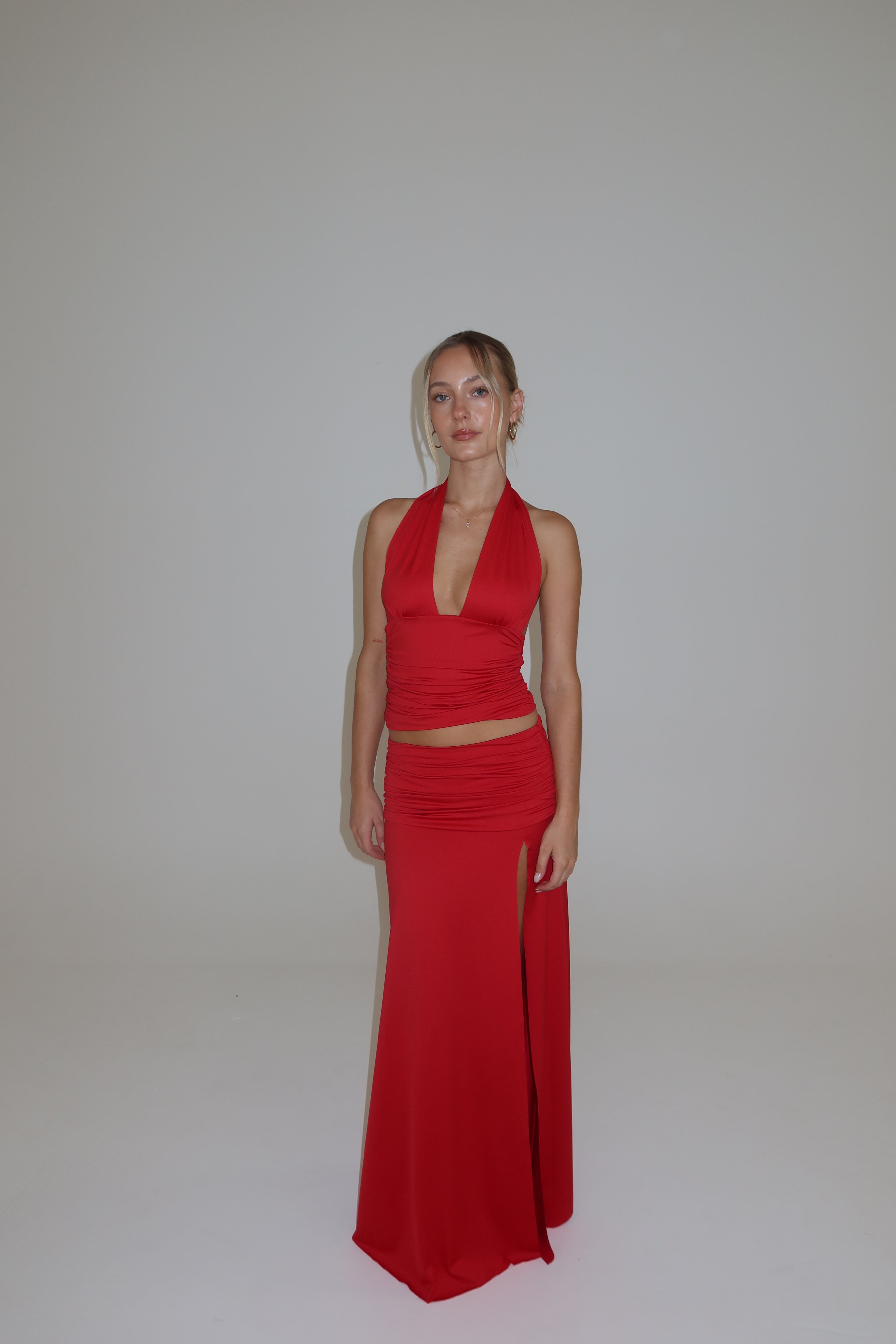 THALIA TOP | RUBY RED