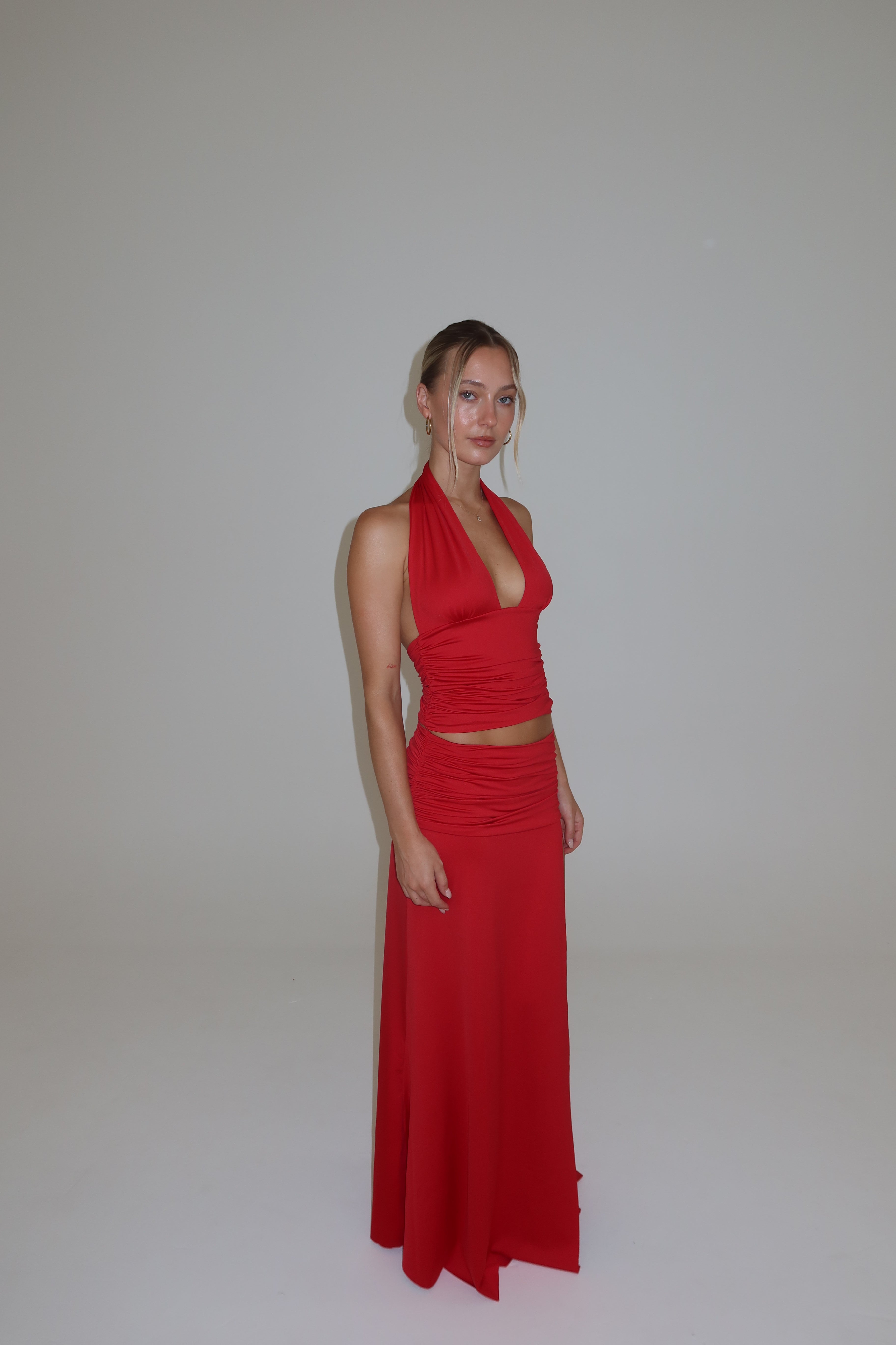 THALIA TOP | RUBY RED