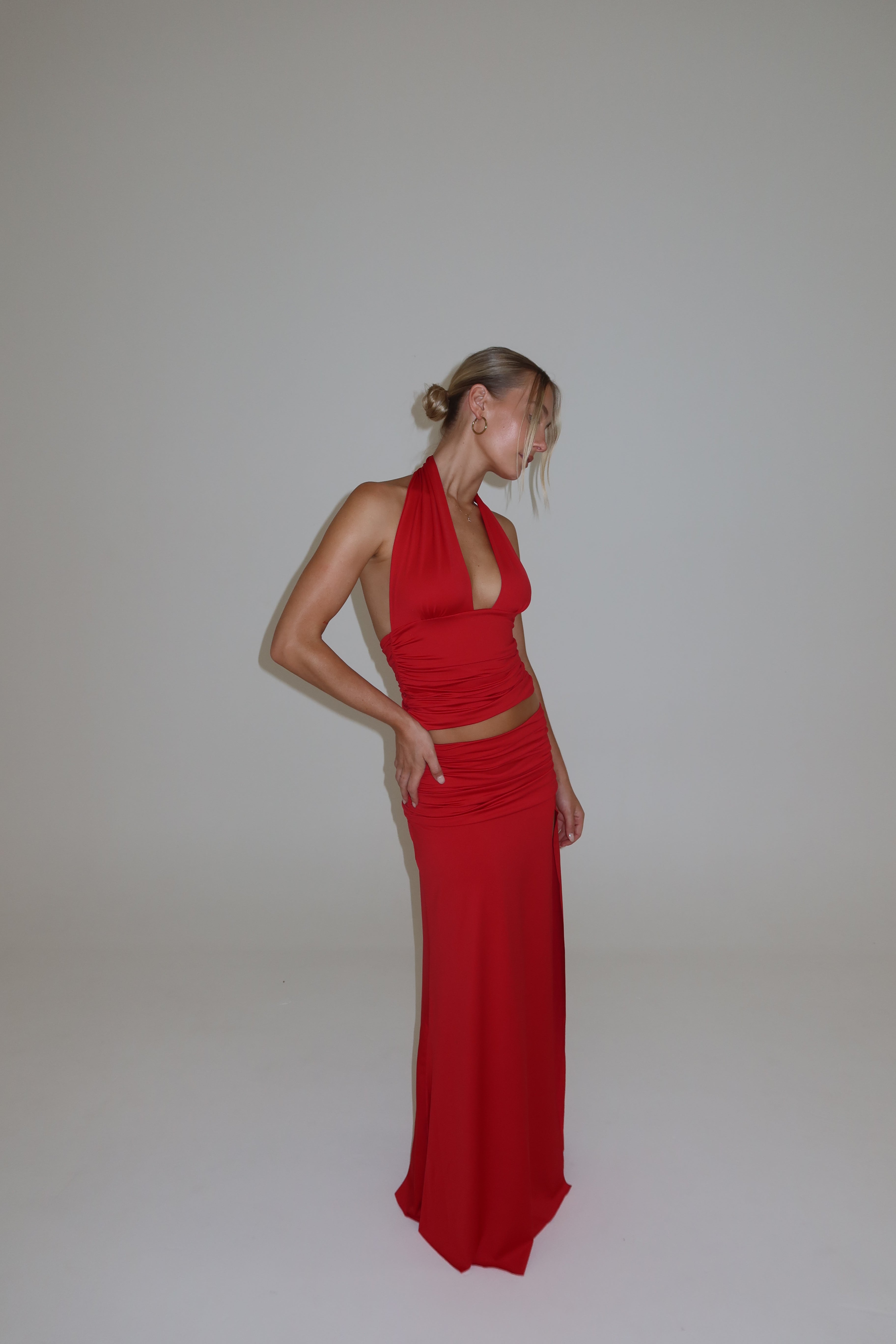 THALIA TOP | RUBY RED