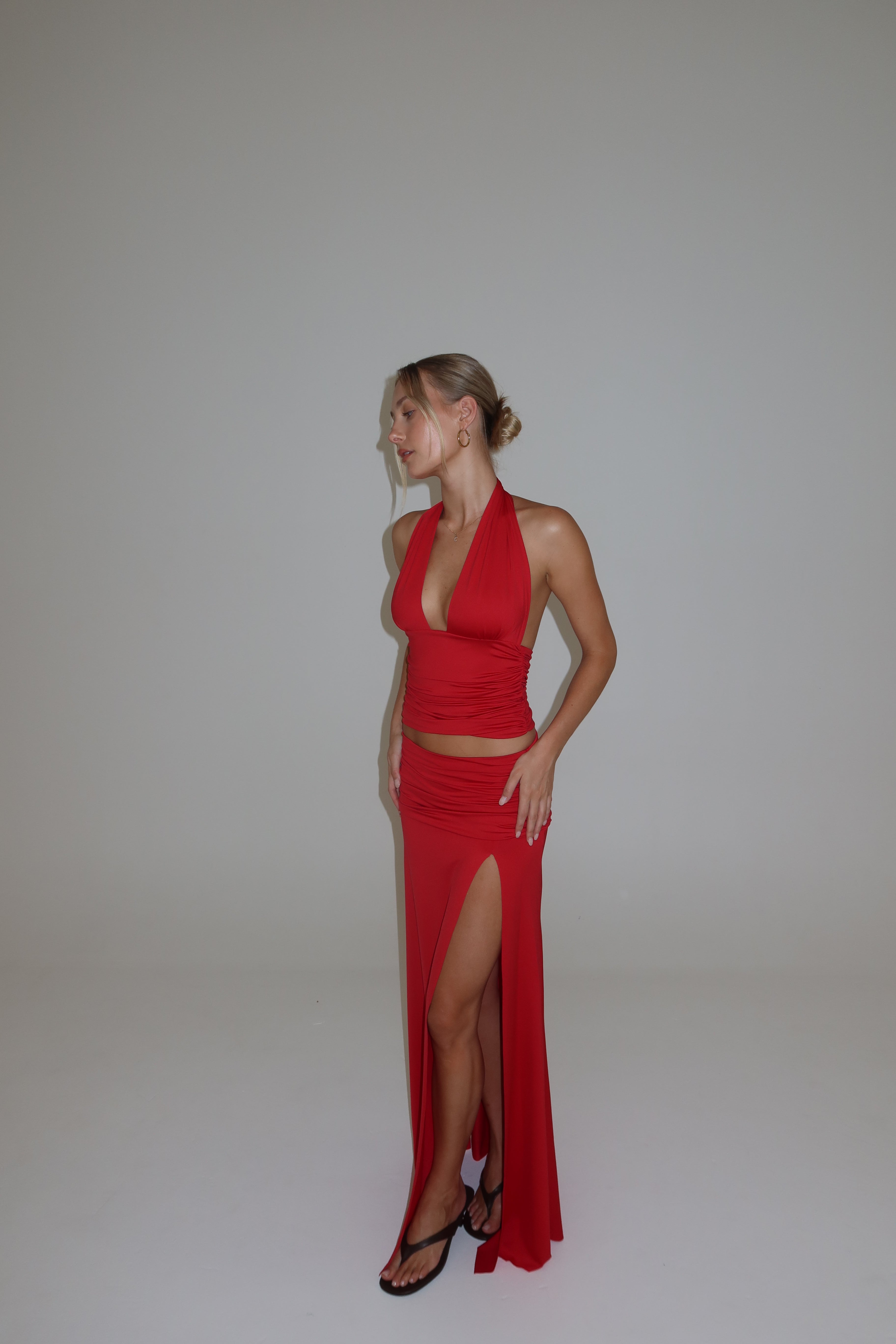 THALIA TOP | RUBY RED