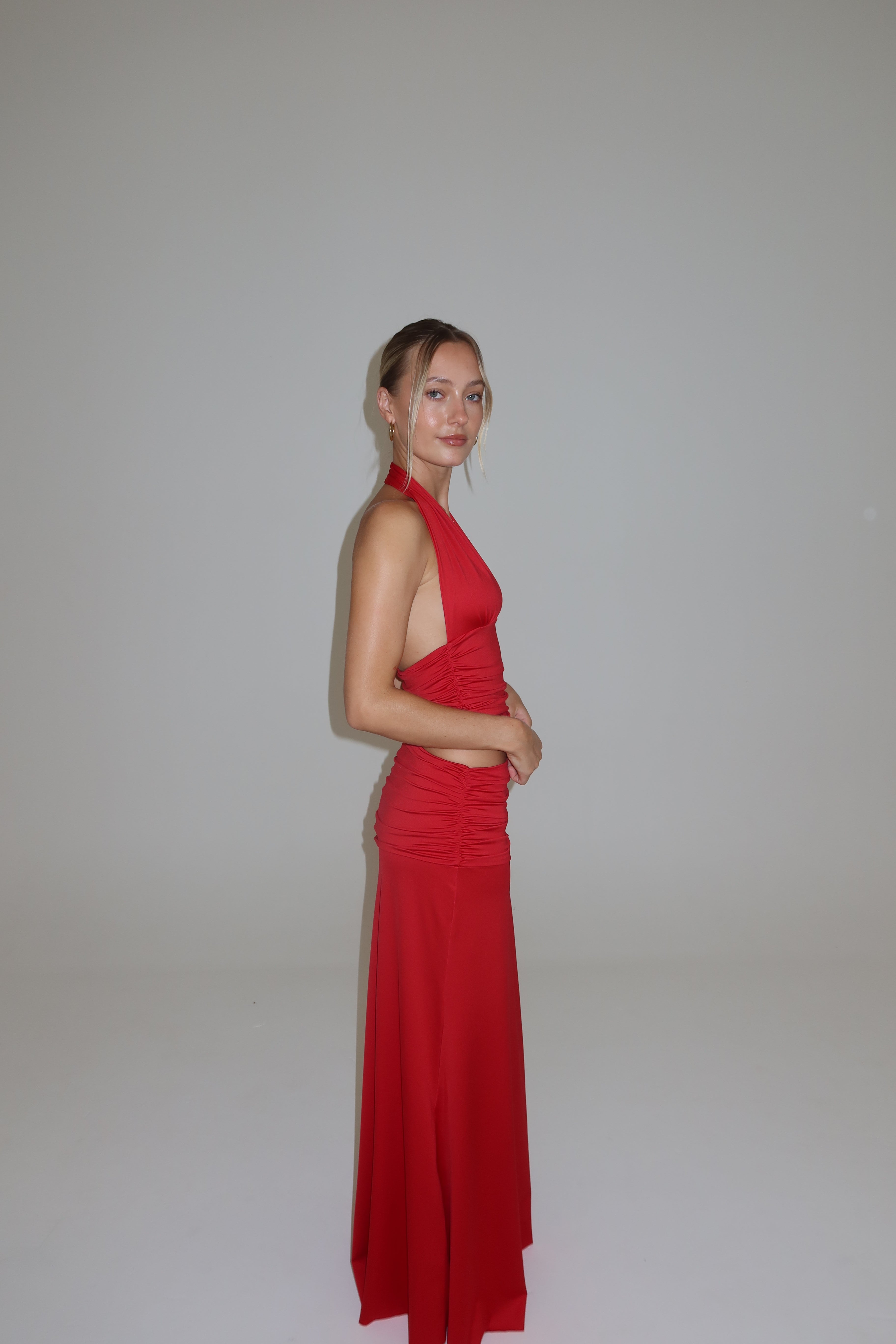 THALIA TOP | RUBY RED