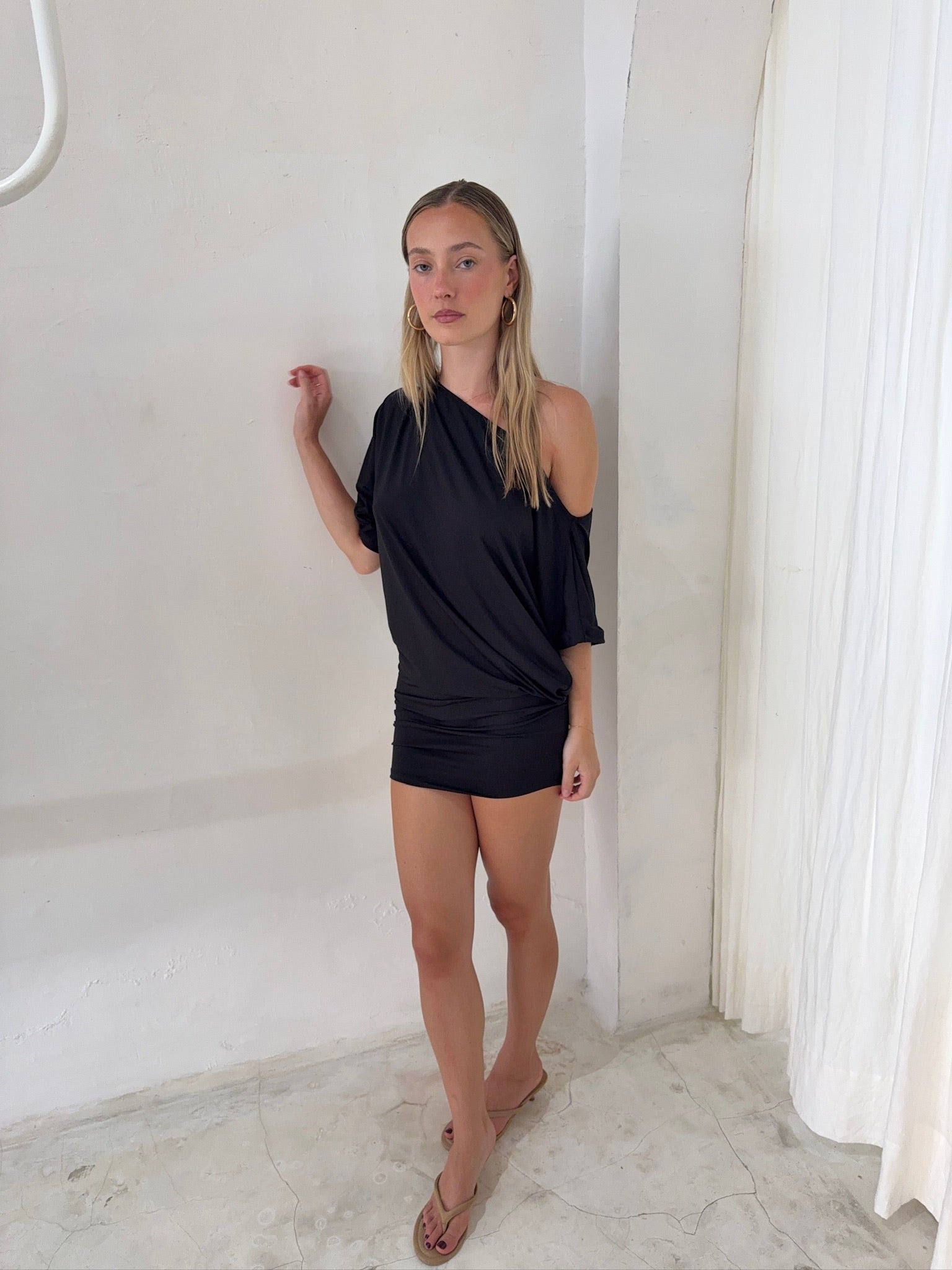 CHLOE MINI DRESS | ONYX
