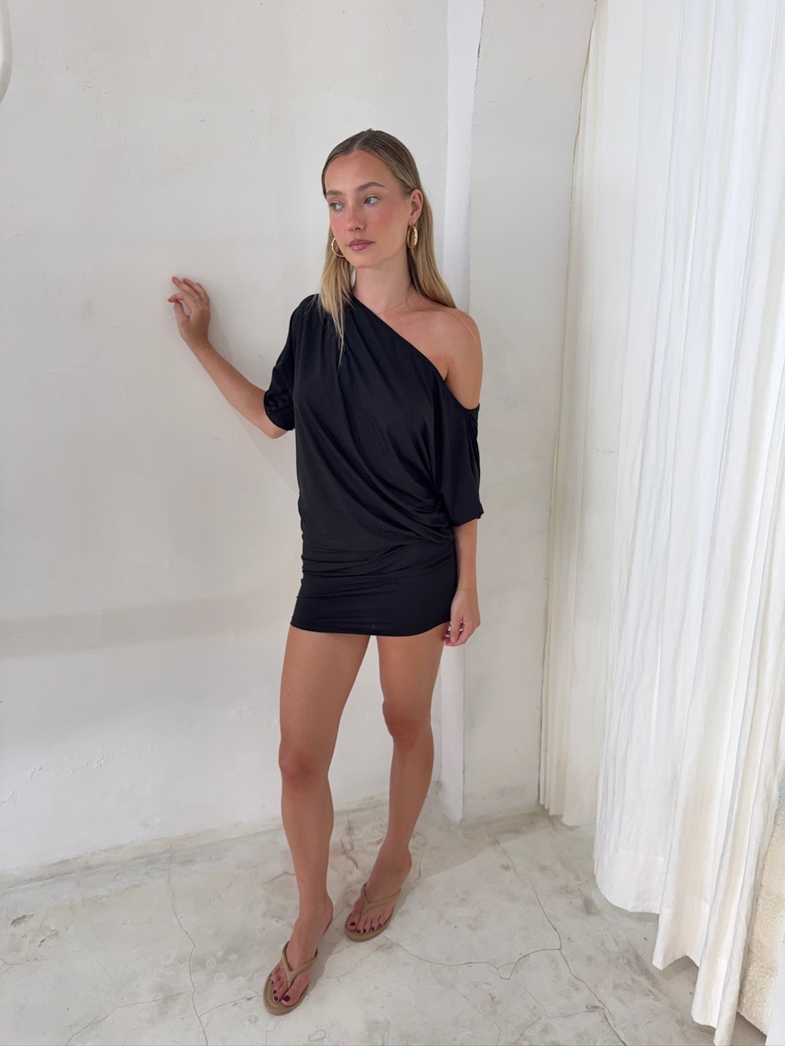 CHLOE MINI DRESS | ONYX
